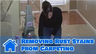 Cleaning Tips : Removing Rust Stains From Carpeting