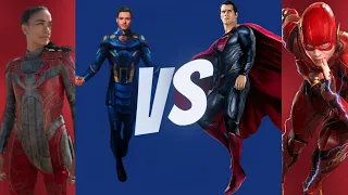 MCU Ikaris/Makkari Vs DCEU Superman/Flash---Who Would Win