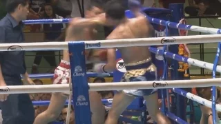 Muay Thai Fight -Pakorn vs Seksan - New Lumpini Stadium Bangkok, 2nd May 2014
