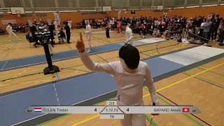 European Olympic Qualifier 2024 SME - L8 - Tristan Tulen NED v Alexis Bayard SUI