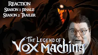 THE LEGEND OF VOX MACHINA REACTION | 1x12 The Darkness Within | SEASON FINALE | First Time Watching