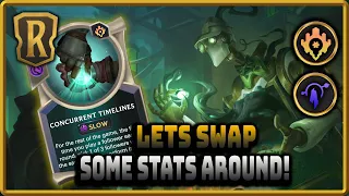 Let's Swap Stats & Timelines! | Concurrent Timelines & Swapbot Deck | Legends of Runeterra