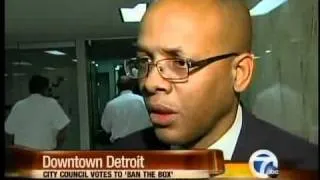 Detroit City Council votes in favor of  "banning the box"