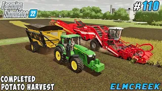 End of potato harvest, slurry for manure, straw for hats | Elmcreek Farm | FS 22 | Timelapse #110