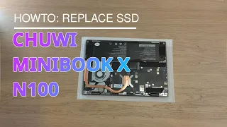 HOWTO: Replacing the SSD of the Chuwi MiniBook X N100