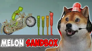 Game Penyiksaan Kepada Manusia Melon!!  - Melon Sandbox
