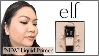 NEW e.l.f Liquid Poreless Putty Primer Review on Oily Skin