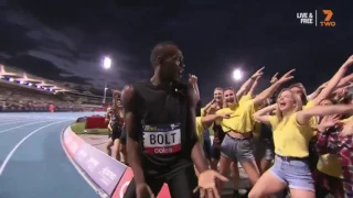 Usain Bolt 150m Nitro Athletics Melbourne 2017