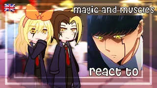 Mashle Magic and Muscles react to Mash | Manga Spoiler | Gacha Club