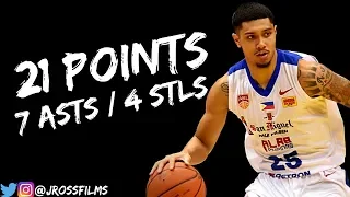 Ethan Alvano Full Highlights vs. Wolf Warriors 1.06.2019 | 21 PTS, 7 ASTS, 4 STLS!