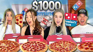 LAST TO STOP EATING PIZZA WINS $1000!! *Family Challenge*