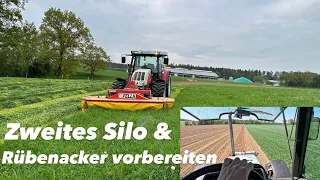 Silo Mähen & Kreiseln | Vorbereitung zum Rüben säen | Bauernhofteam