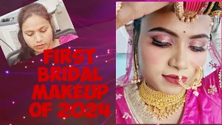 Bridal Makeup 2024 || Step by Step Makeup || Indian Makeup Look