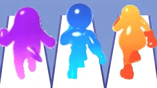 DINO RUNNER 3D vs BLOB N GIANT vs JELLY CLASH 3D