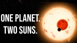 Kepler 16b: A Planet with DOUBLE the SUNSETS