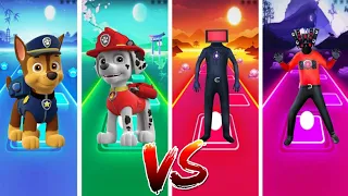 Paw Patrol TEAM 🆚 Camera Man TEAM.🎶 Who is best?