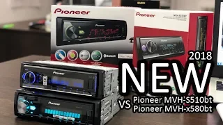 НОВАЯ! Процессорная магнитола Pioneer MVH-S510bt VS Pioneer MVH-x580bt