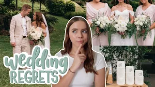 My 5 Wedding REGRETS + My 5 Best Investments!  | What went wrong...