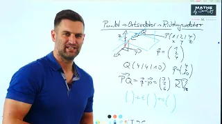 Punkt, Ortsvektor & Richtungsvektor als Basis für Analytische Geometrie | Mathe by Daniel Jung