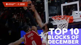 Top 10 Blocks | December | 2022-23 Turkish Airlines EuroLeague