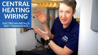 Tackling Central Heating Wiring - Google Nest Thermostat Installation - Electrician Life