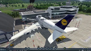 Transport Fever 2 MODDED #08 AIRBUS A380 BIGGEST PLANE || Sandbox Transport Simulation Gameplay 2020