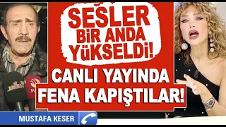 Programı biten Mustafa Keser ile Seren Serengil canlı yayında birbirine girdi! Bağırmaya başladı!!!