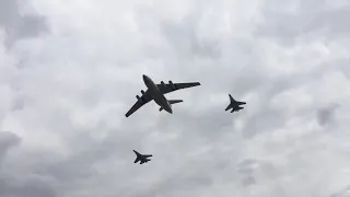 RIAT 2017 🇺🇦 Ukraine 🇺🇦 Arrival SU-27 Flanker & IL-76 Ilyushin