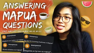 MAPUA Q&A | Mahirap ba sa Mapua?, Freshmen Tips, SHS, Tuition Fee!