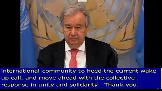 'We must also reimagine the way nations cooperate' - UN Chief