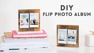 DIY Flip Photo Album with Instax
