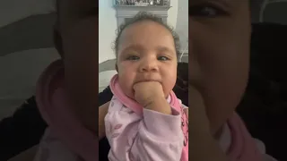 Kali lol 😂 #funnyshorts #babyshorts #CuteBaby #teethingbaby #Viral