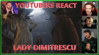 Youtubers React To First Meeting Lady Dimitrescu | Reaction Replays | Resident Evil 8 Village