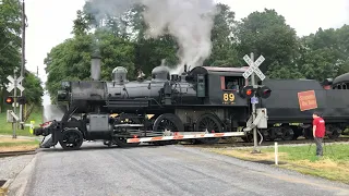 2 Steam Trains, Thomas The Tank Engine Stack Talk & Amtrak Knocking Down The Signal At 100mph