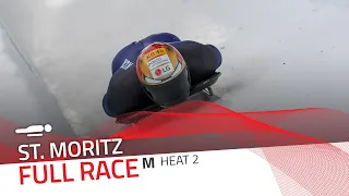 St. Moritz | BMW IBSF World Cup 2020/2021 - Men's Skeleton Heat 2 | IBSF Official