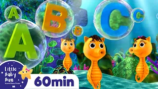 Learn Letters! - ABC Undersea Song! +More Nursery Rhymes and Kids Songs | Little Baby Bum