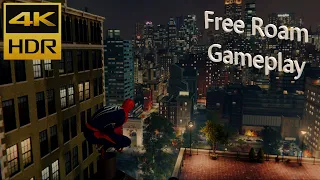 [4K] Marvel's Spider-Man | 13 Minutes of Free Roam Gameplay (PS4 Pro)