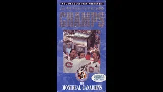 The 1993 Stanley Cup Playoffs Champs The Montreal Canadiens