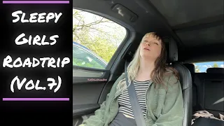 Sleepy Girls Roadtrip 7-Dozing off in the Car