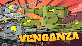 La venganza de KV-6 - Dibujos animados sobre tanques