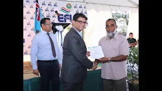 Fijian Attorney-General presents  Energy Fiji Limited (EFL) Non-Voting Share Certificates