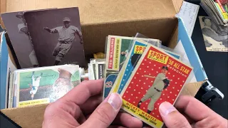 WAS THIS BOX OF OLD SPORTS CARDS WORTH IT?