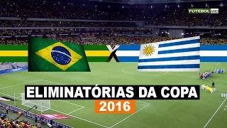 Gols - Brasil 2 x 2 Uruguai - Eliminatórias Da Copa - 25/03/2016 - Futebol HD