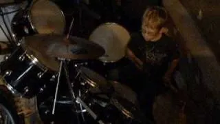 9 Year Old Drumming To Painkiller and Run to The Hills