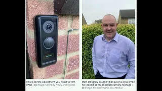 TR3B In England-Doorbell Camera UFO-Secureteam-Tyler Glockner