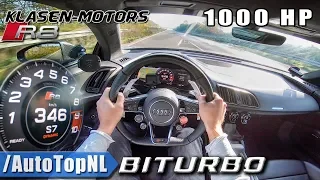 1000HP AUDI R8 V10 PLUS BiTURBO | Klasen Motors 346km/h AUTOBAHN POV by AutoTopNL