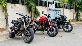 Nên Mua Moto CB650R HAY KAWASAKI Z900 HAY DUCATI 821 2021 ?