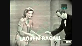 Phyllis Newman on "What's My Line?" - Mystery Guest Lauren Bacall