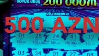 Bu dəfədə poz qazan aldım.500 manat qazandım.Bilet çox uduşludur