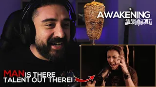 Arab Man Reacts to UNLEASH THE ARCHERS - Awakening [Full Band Playthrough]